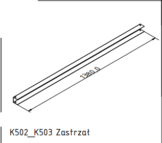 K502_K503 Zastrzał L1386